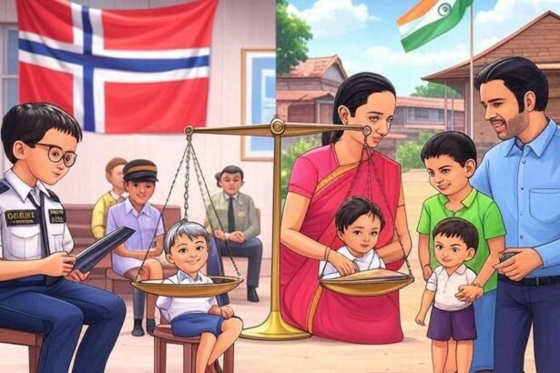 नॉर्वे में बच्चों को माता-पिता से छीन लेता है कानून, भारत में क्या होता है?
