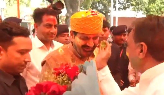 Chief Minister Naib Singh Saini celebrated Holi festival