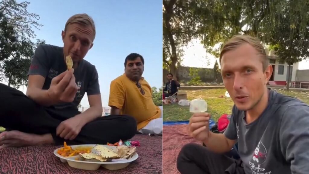 russian tourist india hospitality lunch