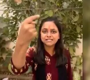 General Secretary candidate Saloni Raj's sharp attitude amidst violence