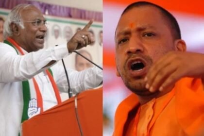 Yogi gave a befitting reply to Congress on Kharge's statement