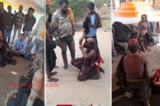 UJJAIN: Drunkard creates ruckus on the statue of Lord Kapal Bhairav