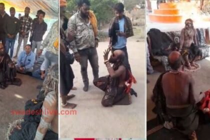 UJJAIN: Drunkard creates ruckus on the statue of Lord Kapal Bhairav