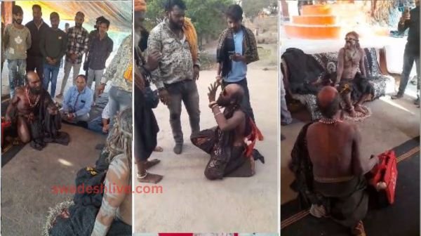 UJJAIN: Drunkard creates ruckus on the statue of Lord Kapal Bhairav