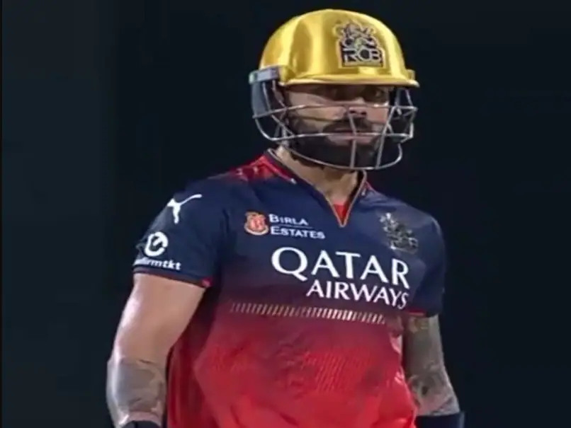 Virat Kohli was hit on the helmet by Mathisha Pathirana