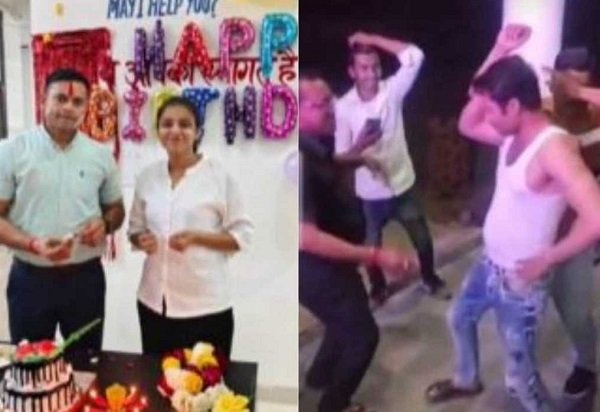 साहब का बर्थडे, थाने में ठुमके: पन्ना पुलिस की मस्ती ने पार की हद