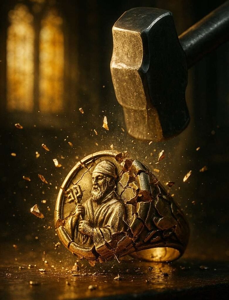 पोप की मृत्यु के बाद क्यों तोड़ दी जाती है