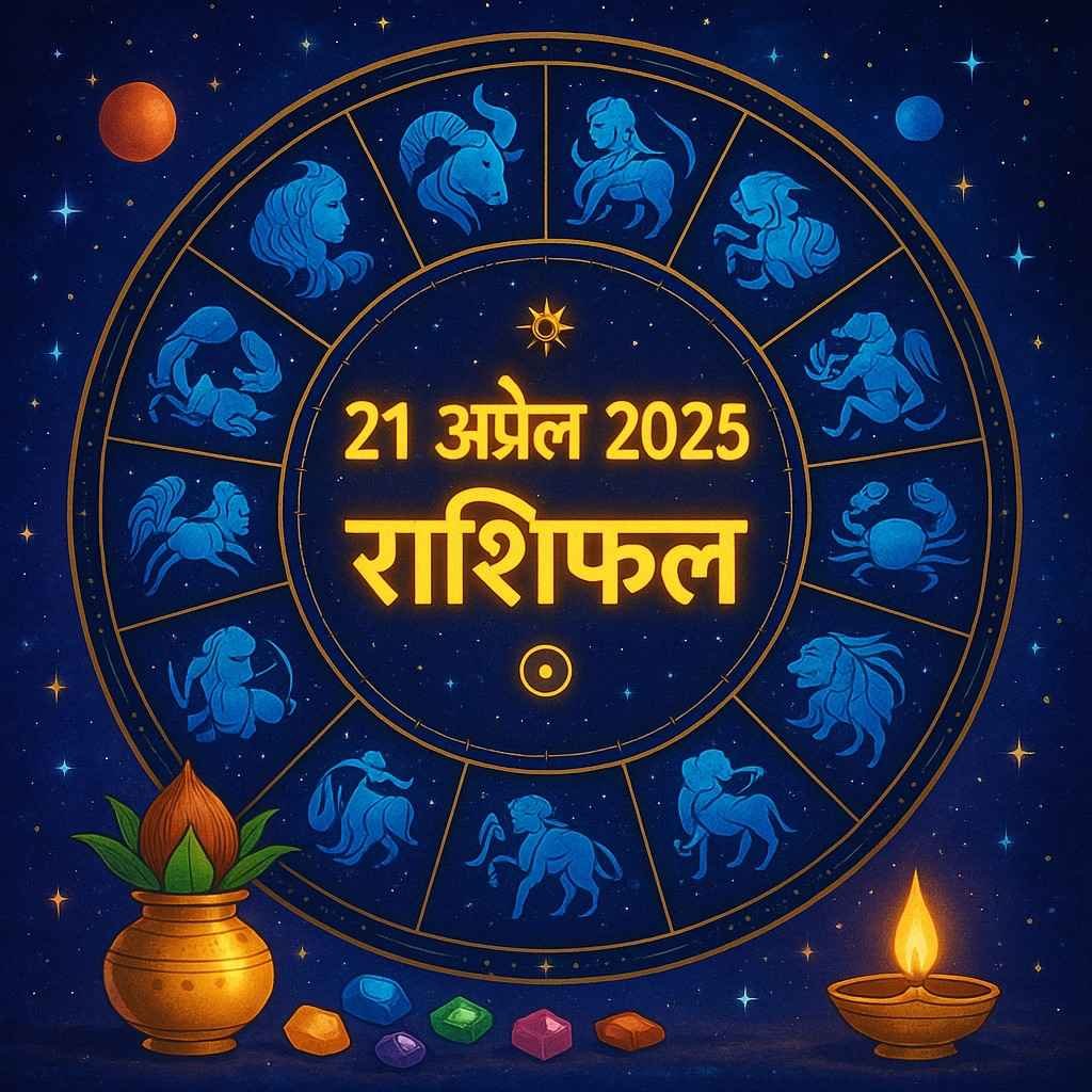 21 अप्रैल 2025 राशिफल