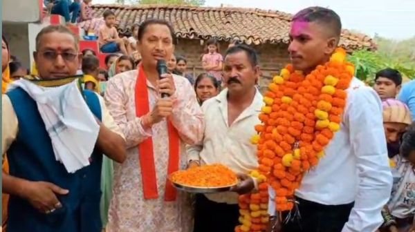 Magarlod: Villagers bid farewell to the village's son Kush Patel with great fanfare