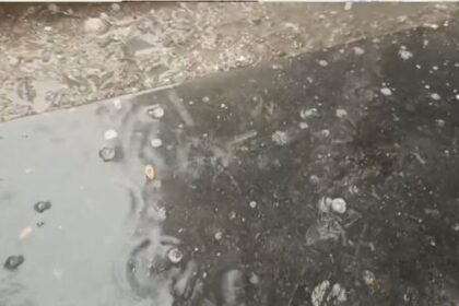 Korba: Weather changed, relief from heavy rain and hailstorm