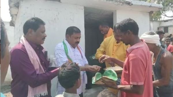 Akti festival was celebrated with great enthusiasm in village Boida of Korba