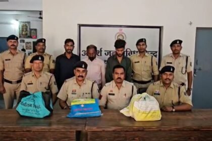 Champa police arrested three accused selling intoxicating syrup