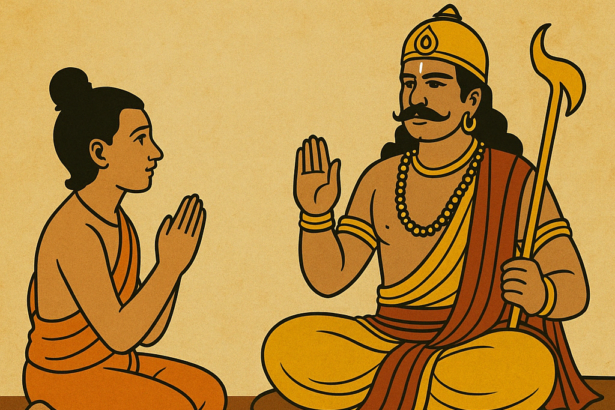 "Nachiketa and Yama: The Dialogue Beyond Death"