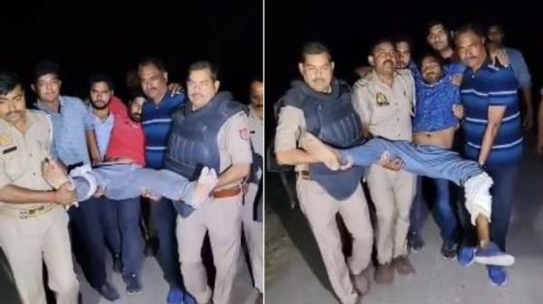 Encounter between police and miscreants in Fatehpur
