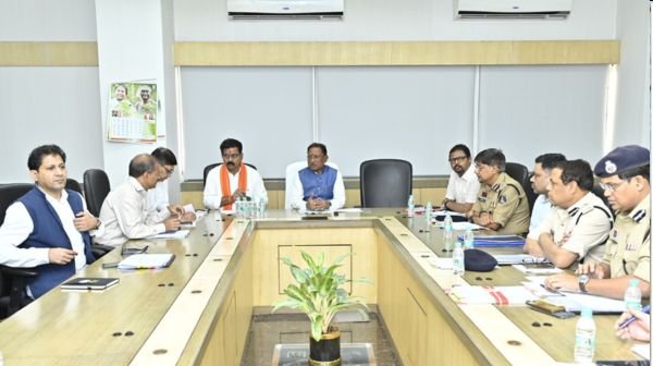 Raipur: CM Sai held a review meeting of the Home Department
