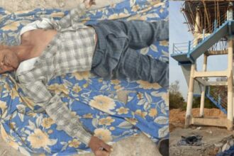 Korba Breaking: Laborer dies a painful death after falling from a 60 feet high water tank