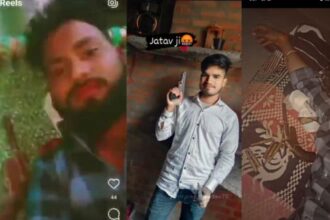 Mainpuri: Video of a youth with illegal weapons goes viral, police starts investigation