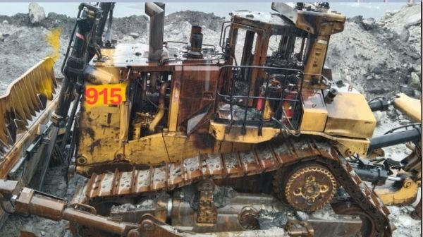 Korba: Dozer caught fire in Gevra Mines, SECL suffered losses worth crores