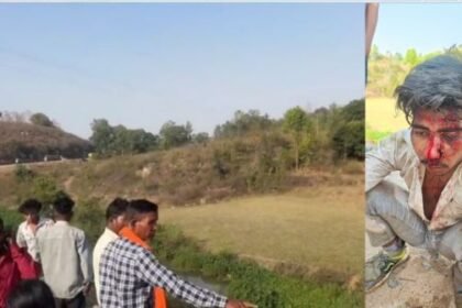 Surguja: Scooty rider fell into drain, accident happened on Ambikapur National Highway