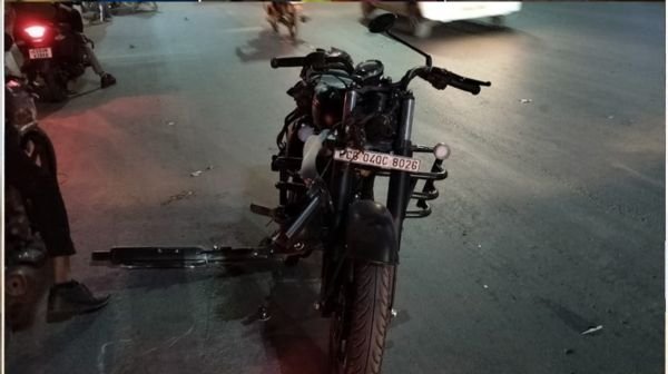 Raipur Breaking: Horrific road accident at VIP Chowk