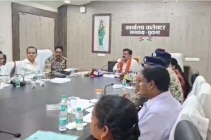 Deputy Chief Minister Vijay Sharma arrived on Sukma tour