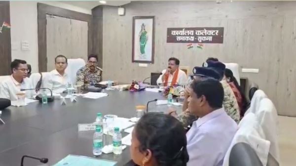 Deputy Chief Minister Vijay Sharma arrived on Sukma tour