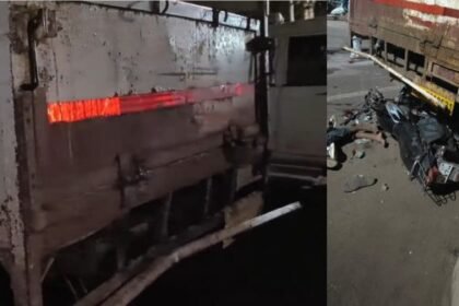 Bhilai road accident, 2 youths died due to high speed bike collision