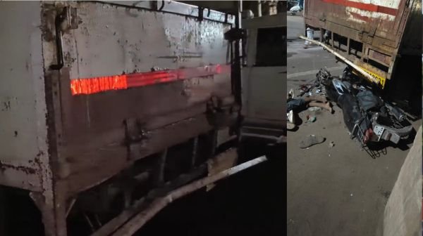 Bhilai road accident, 2 youths died due to high speed bike collision