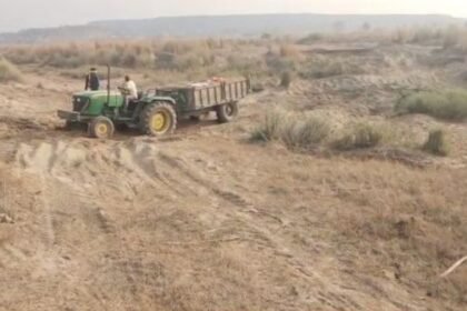 Korba: Sand is being stolen from Hasdev river in Sonpuri without royalty