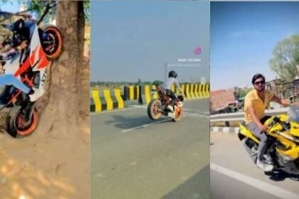 Etawah: Young men are risking their lives in their passion for reel movies