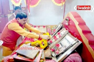 Chief Minister Dr. Yadav offered prayers for the happiness and prosperity of the state at Dada Kuti in Narmadapuram