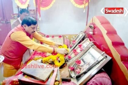 Chief Minister Dr. Yadav offered prayers for the happiness and prosperity of the state at Dada Kuti in Narmadapuram