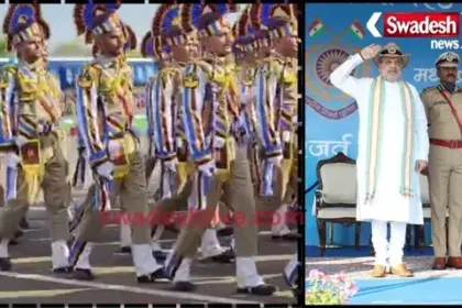 Amit Shah attended the CRPF Day parade in Neemuch, saluted the dedication of the soldiers