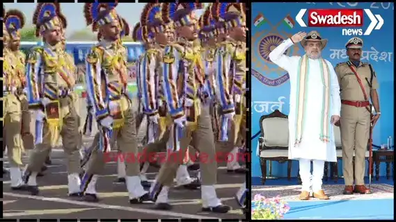 Amit Shah attended the CRPF Day parade in Neemuch, saluted the dedication of the soldiers