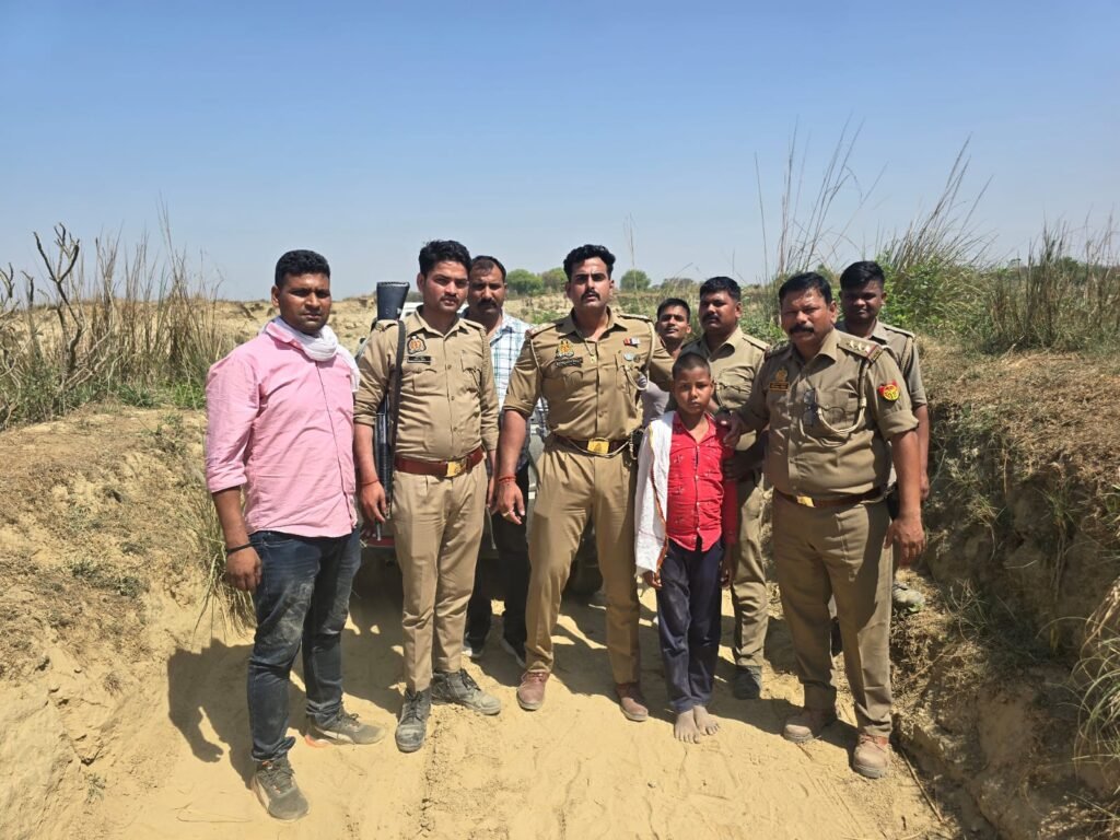 The kidnapped teenager was recovered safely within 12 hours, there was an encounter between the police and the criminals