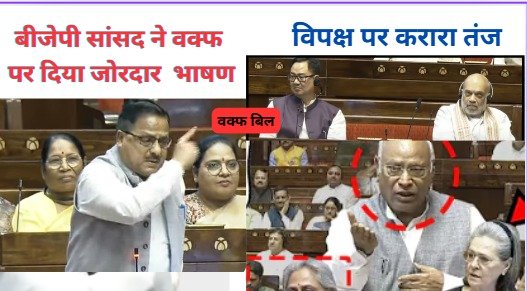 Fierce debate in Parliament on Wakf Bill, this BJP MP exposed appeasement