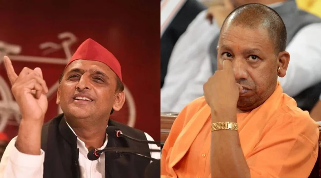 अखिलेश का योगी पर तीखा तंज'अंडे जैसे दिखते हैं