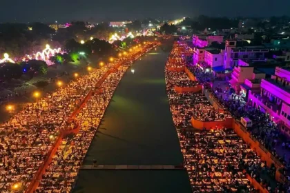 अयोध्या में भव्य सूर्य तिलक और दीपोत्सव