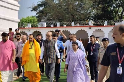 छत्तीसगढ़ के राज्यपाल ने की नर्मदा पूजा