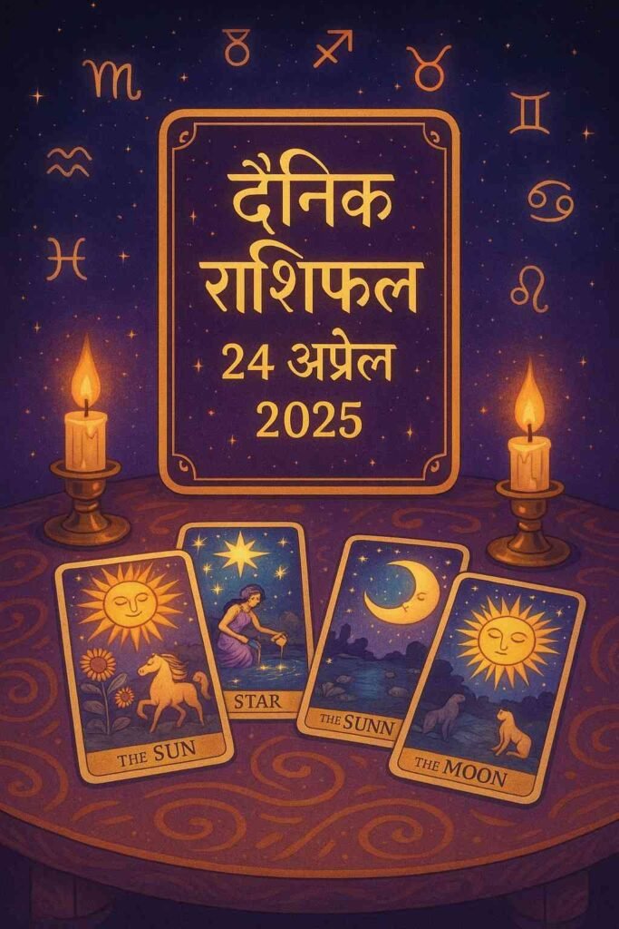दैनिक टैरो राशिफल - 24 अप्रैल 2025