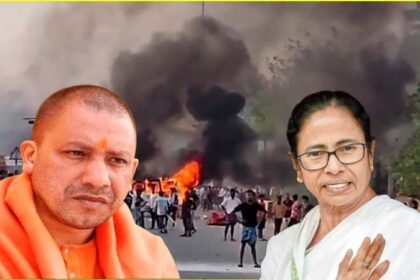 योगी आदित्यनाथ ने पश्चिम बंगाल हिंसा पर ममता बनर्जी को घेरा