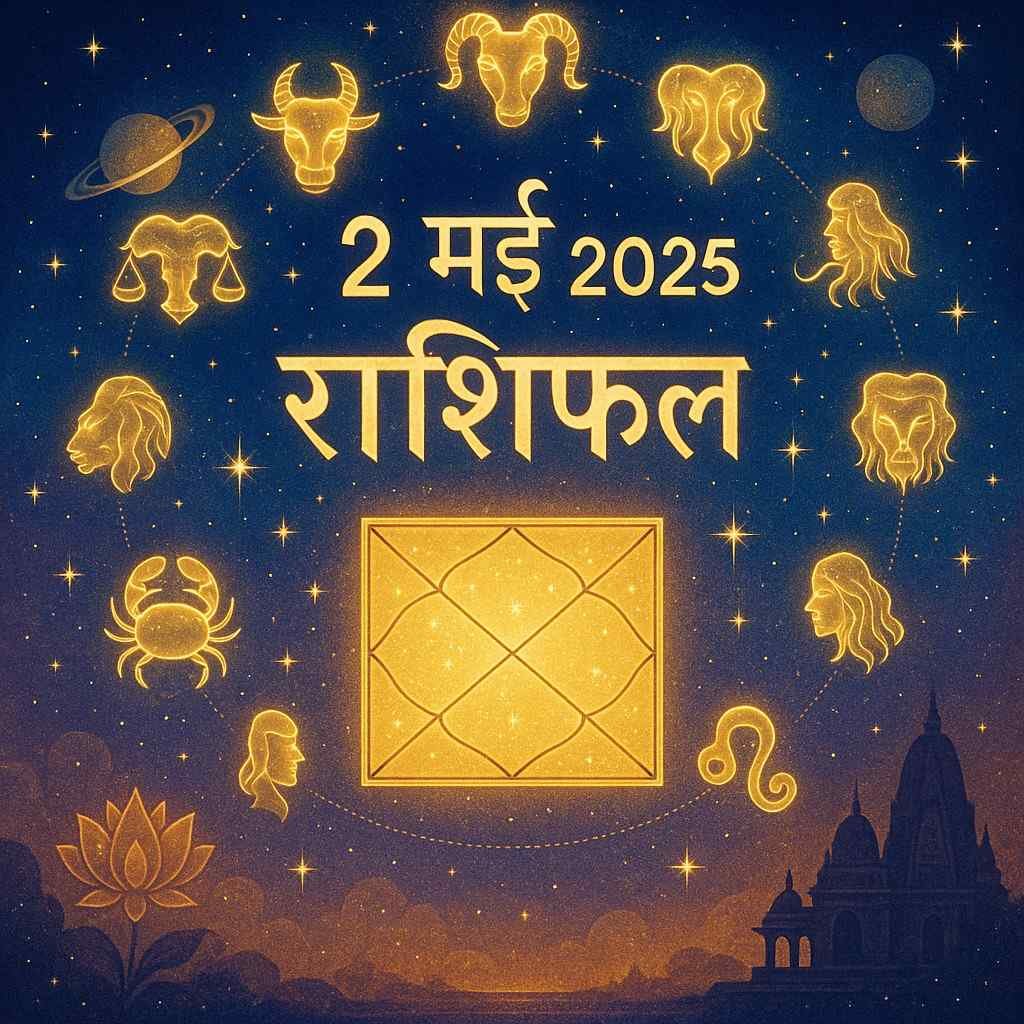 2 मई 2025 राशिफल
