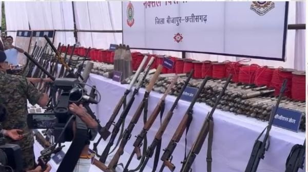 Anti-Naxal operation in Bijapur: 31 Maoists killed in Karregutta operation, huge quantity of weapons recovered