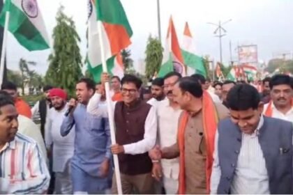 BJP took out Tiranga Yatra in Raipur on the success of Operation Sindoor
