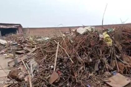 Police took major action against illegal scrap business, goods worth Rs 22 lakhs seized