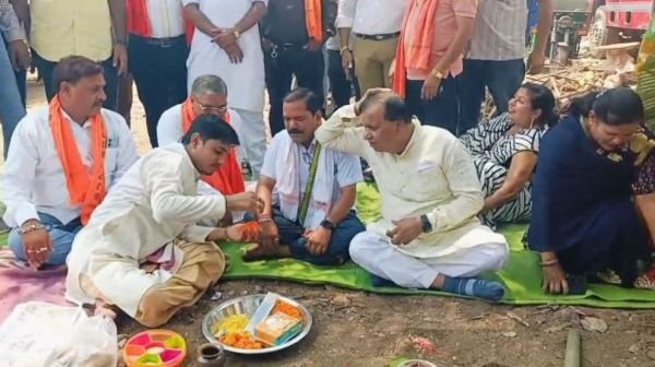 Bhumi Pujan of development work at a cost of ₹ 50.13 lakh completed in Bhatapara