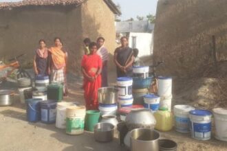 Mine affected villages are yearning for water in this scorching heat