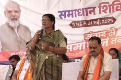 Balrampur: MLA's anger burst out in the solution camp