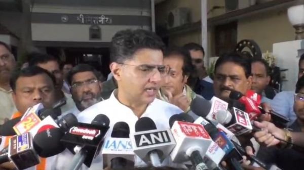 Raipur: Sachin Pilot paid tribute to Dinesh Mirania, martyred in terrorist attack