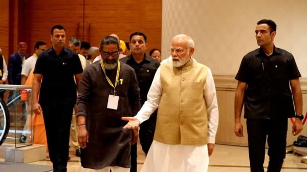 Chief Minister Hemant Soren attended the 10th Governing Council meeting of NITI Aayog held in New Delhi